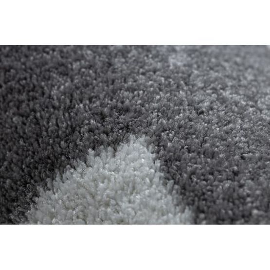 Covor SKETCH - F730 model Trifoi marocan, Grilaj gri/alb