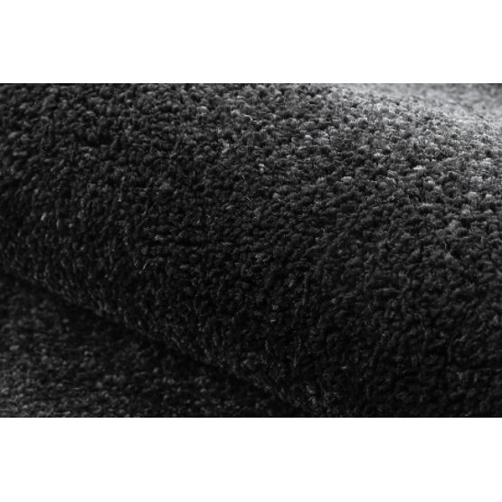 Covor SOFTY, Uniform, Monocrom, negru