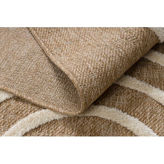 Covor SPARK 0688A bej / crem - Geometric, sisal, structural