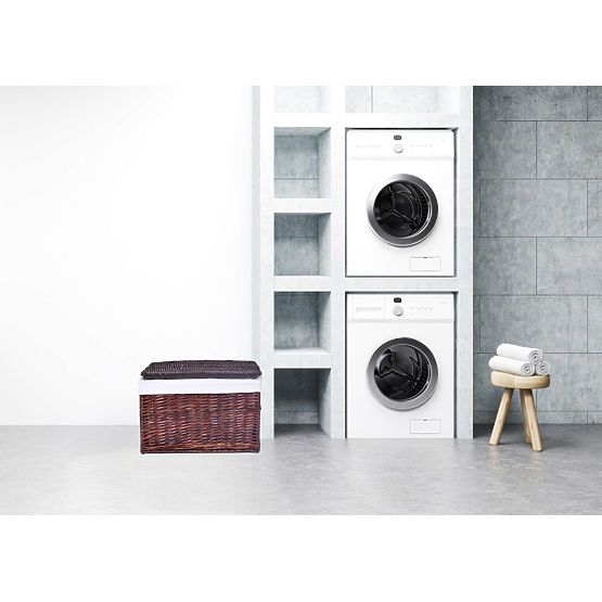 Cufăr din răchită maro 160 L