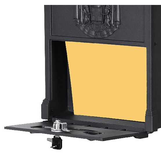 Cutie poștală pentru scrisori Amund neagră