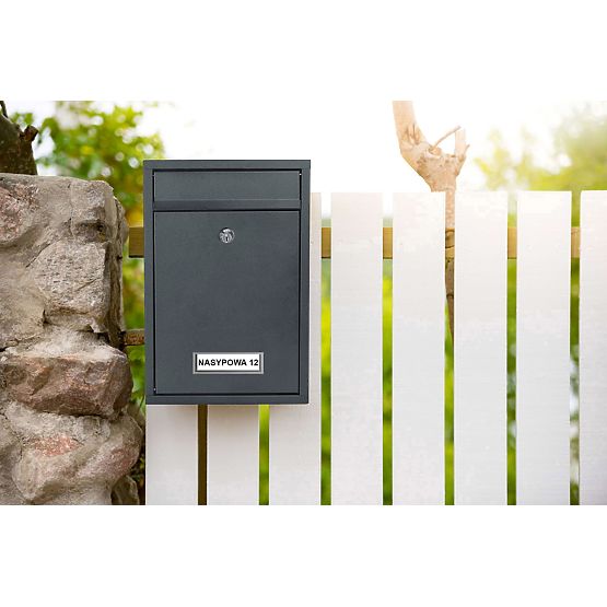 Cutie poștală pentru scrisori Gustav antracit