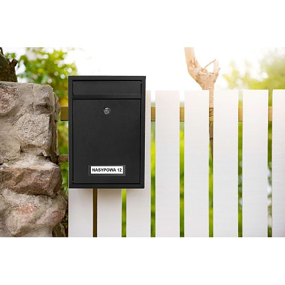 Cutie poștală pentru scrisori Gustav neagră