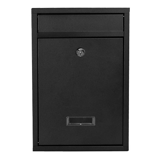 Cutie poștală pentru scrisori Gustav neagră