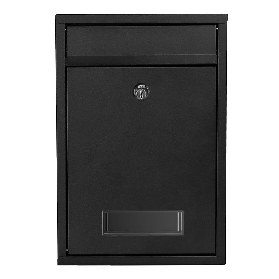 Cutie poștală pentru scrisori Gustav neagră