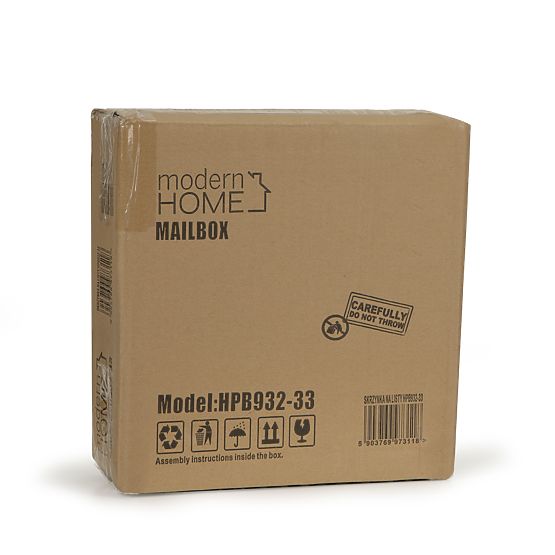 Cutie poștală pentru scrisori și ziare din oțel galvanizat