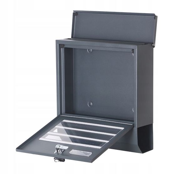 Cutie poștală pentru scrisori și ziare din oțel inoxidabil