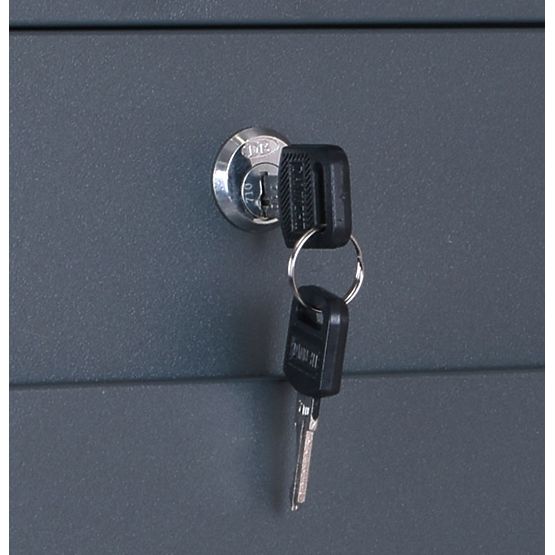 Cutie poștală pentru scrisori Vidar antracit cu inscripții