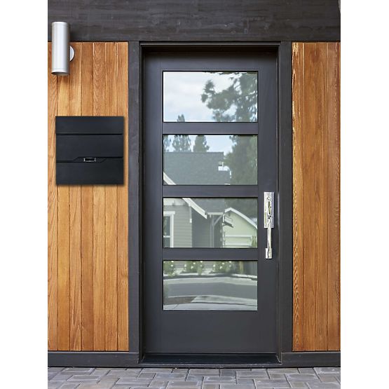 Cutie poștală pentru scrisori Vidar neagră