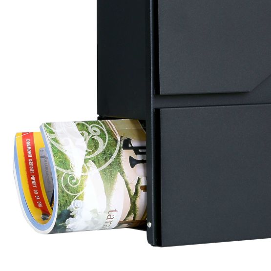 Cutie poștală pentru scrisori Vidar neagră