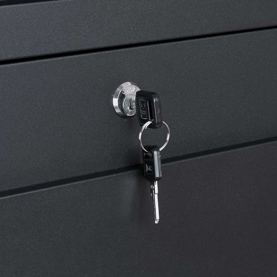 Cutie poștală pentru scrisori Vidar neagră