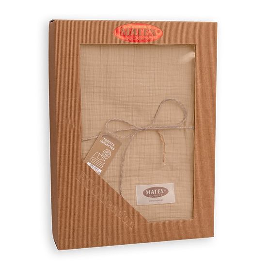 Cuvertura de muselina 210x240 bej