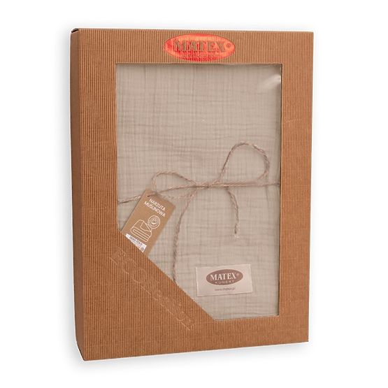 Cuvertura de muselina 210x240 bej deschis