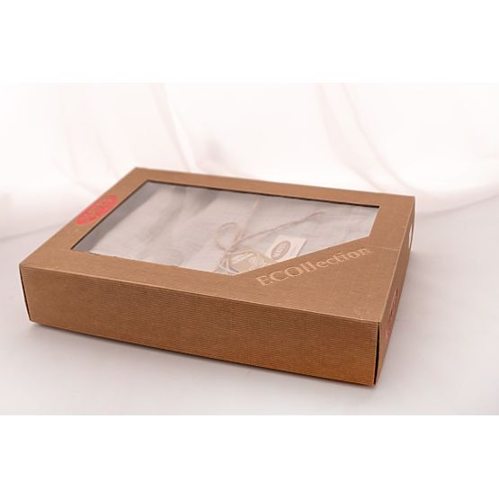 Cuvertura de muselina 210x240 bej deschis