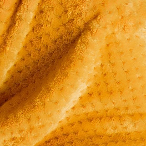 Cuvertură SHLEEPY portocalie cu model jacquard stil clasic 170x210