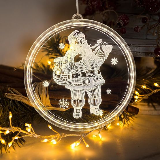 Decorațiune de Crăciun LED Santa CD003