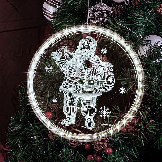 Decorațiune de Crăciun LED Santa CD003