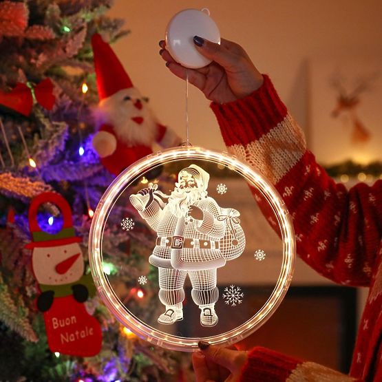Decorațiune de Crăciun LED Santa CD003