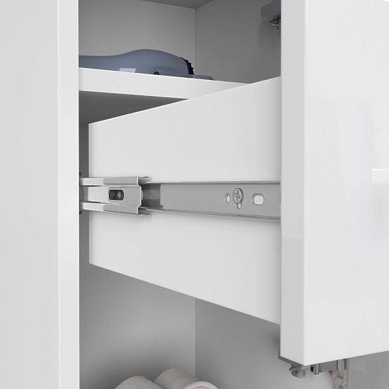 DULAP BAIE FIN COLOANĂ 30 2U 1S 85cm PK ALB LUCIOAS