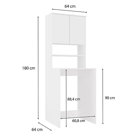 Dulap baie Pola MULTI ALB