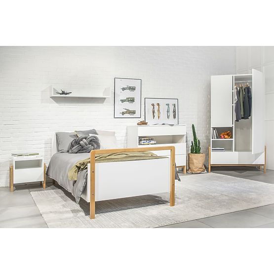 Dulap cu două uși Viktor - alb