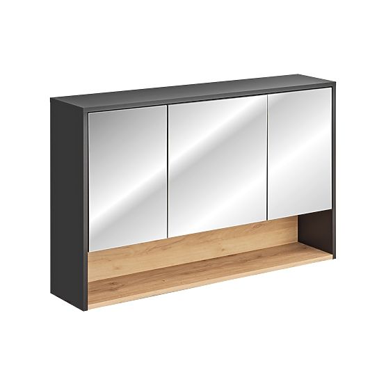 Dulap cu oglindă 120cm 3 uși