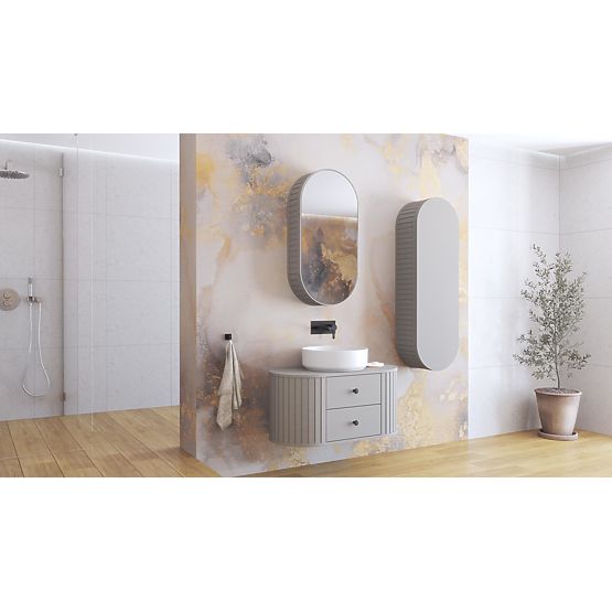 Dulap cu oglindă VENEZIA 1D cașmir (2p=1buc)