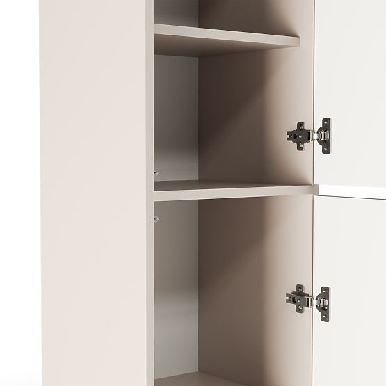 Dulap de baie, coloană Mossy, cașmir