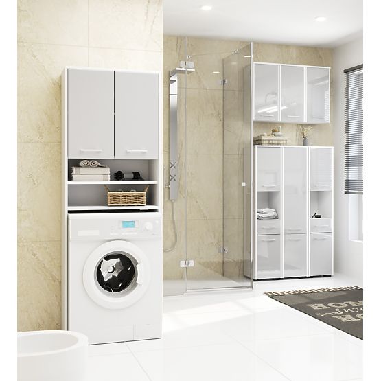 DULAP DE BAIE FIN COLOANĂ 30 2U 1S 85cm LUCIO METALIC