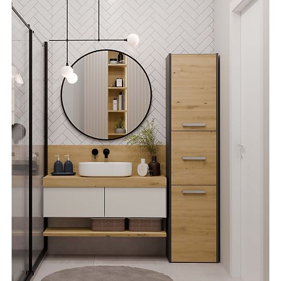 Dulap de baie Sara S43 ANTRACIT ARTISAN