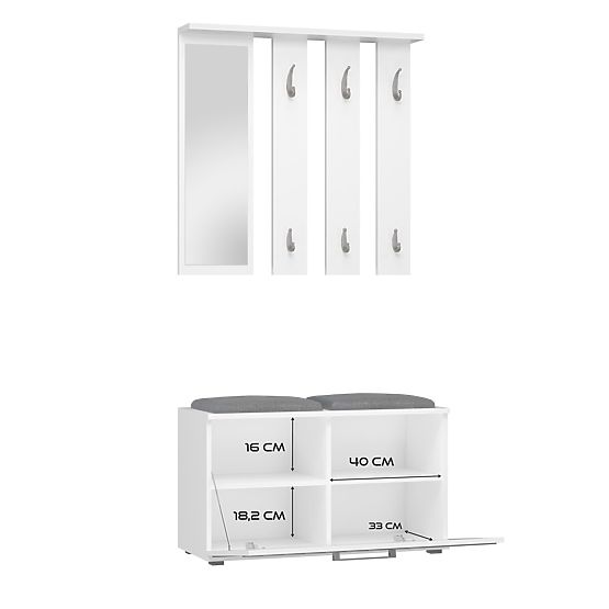 Dulap de haine Opal OPAL ALB