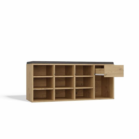 Dulap deschis pentru pantofi TALLIN STEJAR ARTISAN pentru hol