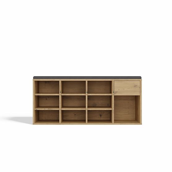 Dulap deschis pentru pantofi TALLIN STEJAR ARTISAN pentru hol