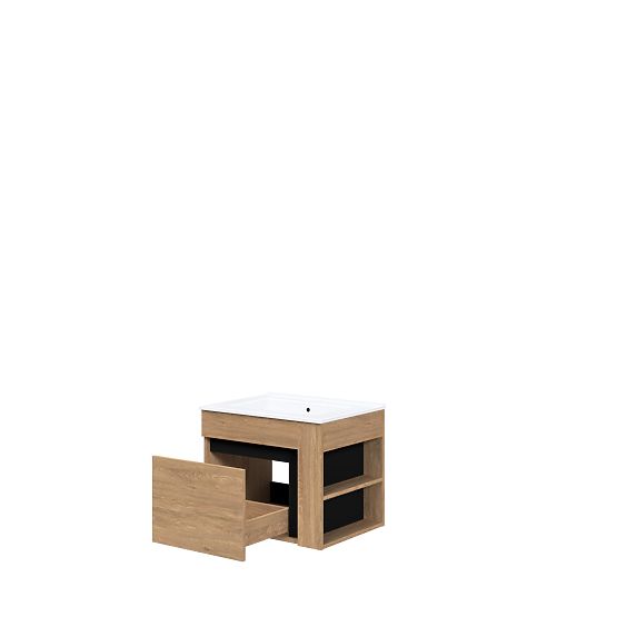 Dulap sub chiuvetă DUESA 60/1S stejar auriu