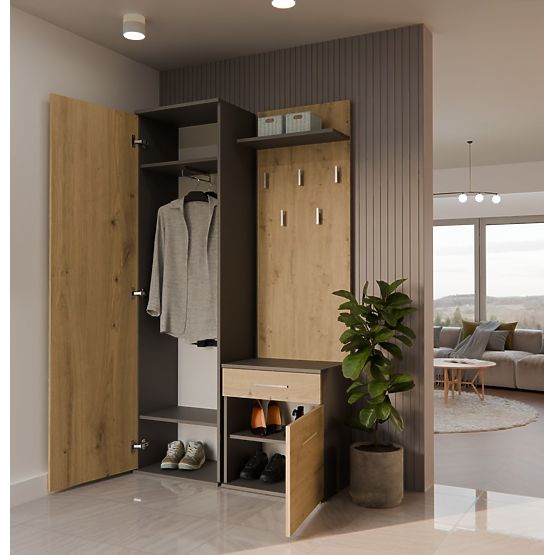 Dulap DUO ANTRACIT ARTISAN