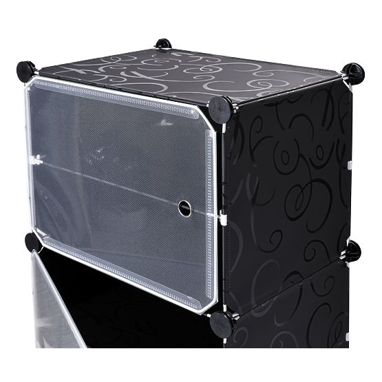 Dulap modular pentru pantofi Pola negru