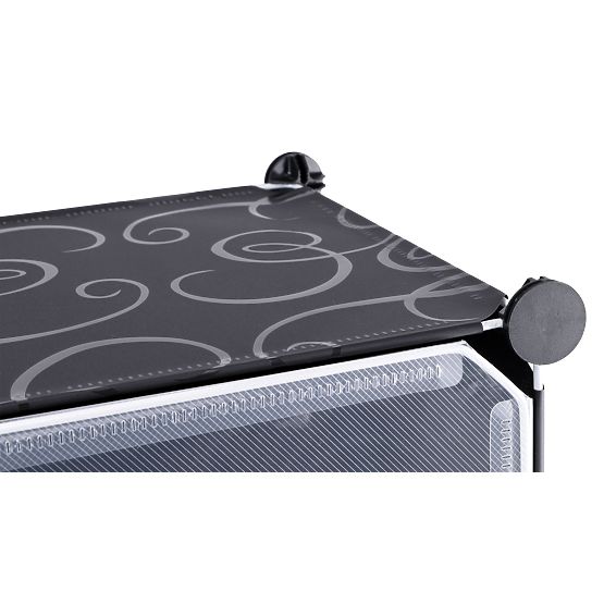 Dulap modular pentru pantofi Pola negru