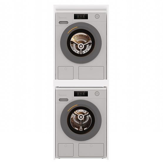 Dulap pentru Mașină de Spălat și Uscător POLA TWIN Alb