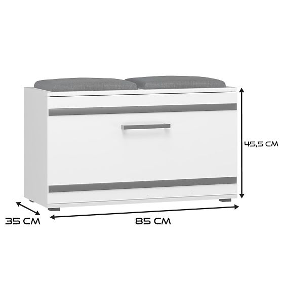 Dulap pentru pantofi Opal OPAL ALB