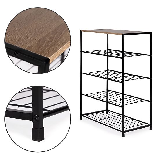 Dulap pentru pantofi suport raft din lemn LOFT