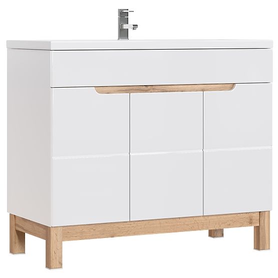Dulap sub chiuvetă 100 cm 3 uși