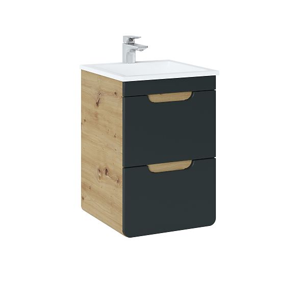 Dulap sub chiuvetă 40 cm cu 2 sertare
