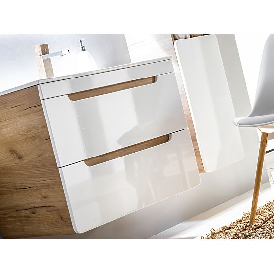 Dulap sub chiuvetă 80 cm cu 2 sertare