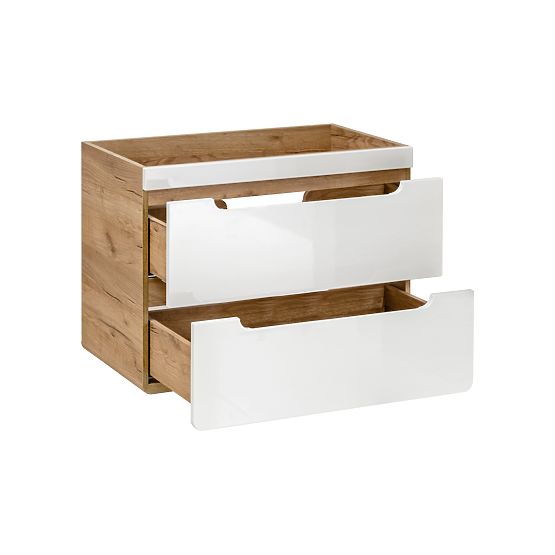 Dulap sub chiuvetă 80 cm cu 2 sertare