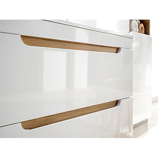 Dulap sub chiuvetă 80 cm cu 2 sertare