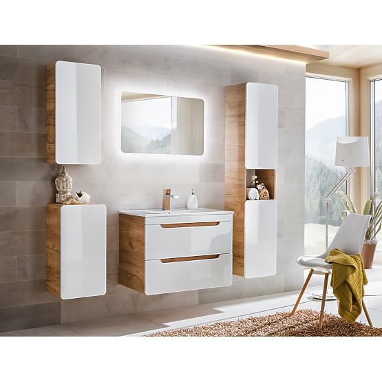 Dulap sub chiuvetă 80 cm cu 2 sertare