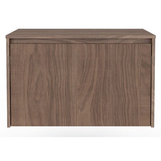 Dulap sub chiuvetă Pezzo 80 cm, nuc, cu caneluri