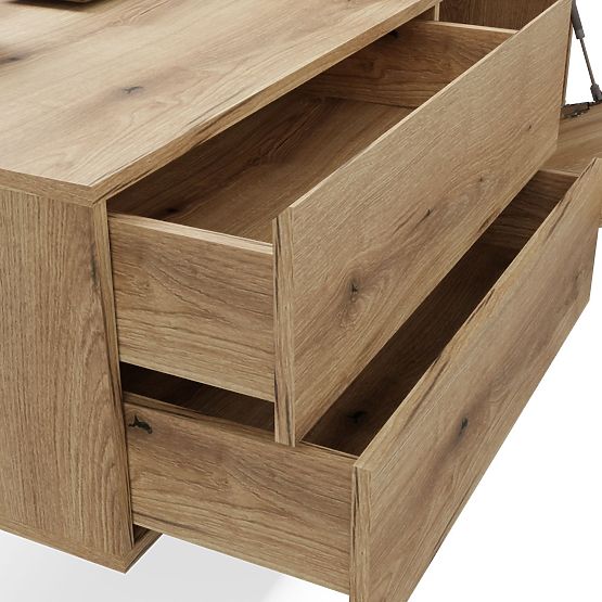 DULAP SUSPENDAT SUB LAVOAR TIGO 1D2S STEJAR EVOKE 140 CM 2 SERTARE PANOU FRONTAL RIGLAT