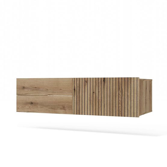 DULAP SUSPENDAT SUB LAVOAR TIGO 1D2S STEJAR EVOKE 140 CM 2 SERTARE PANOU FRONTAL RIGLAT