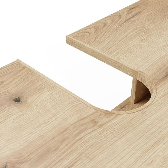 DULAP SUSPENDAT SUB LAVOAR TIGO 1D2S STEJAR EVOKE 140 CM 2 SERTARE PANOU FRONTAL RIGLAT